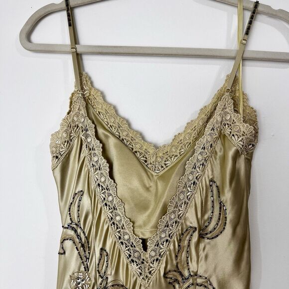 Sue Wong Nocturne Silk Beaded Lace Formal Maxi Gown Mermaid Women’s 8 - Picture 7 of 16